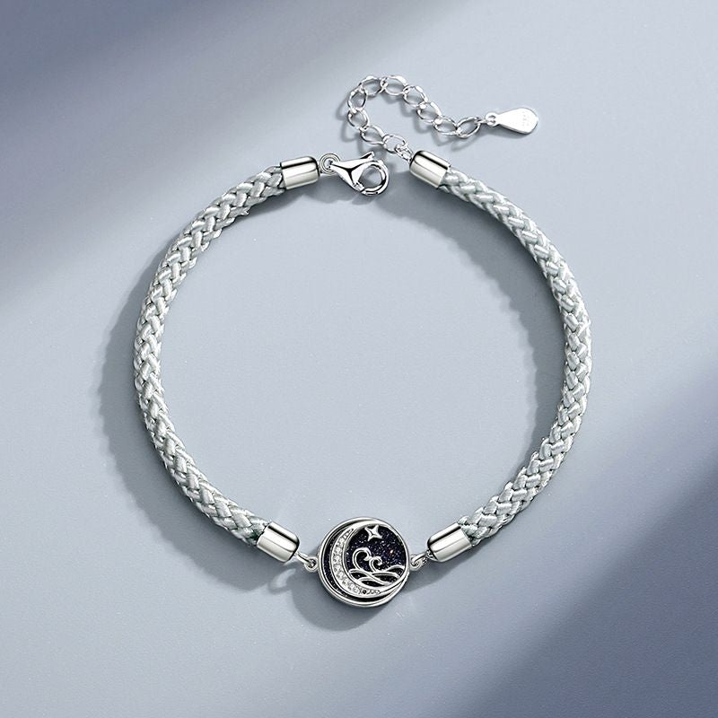 New Star Sea Couple Bracelet S925 Sterling Silver Weaving