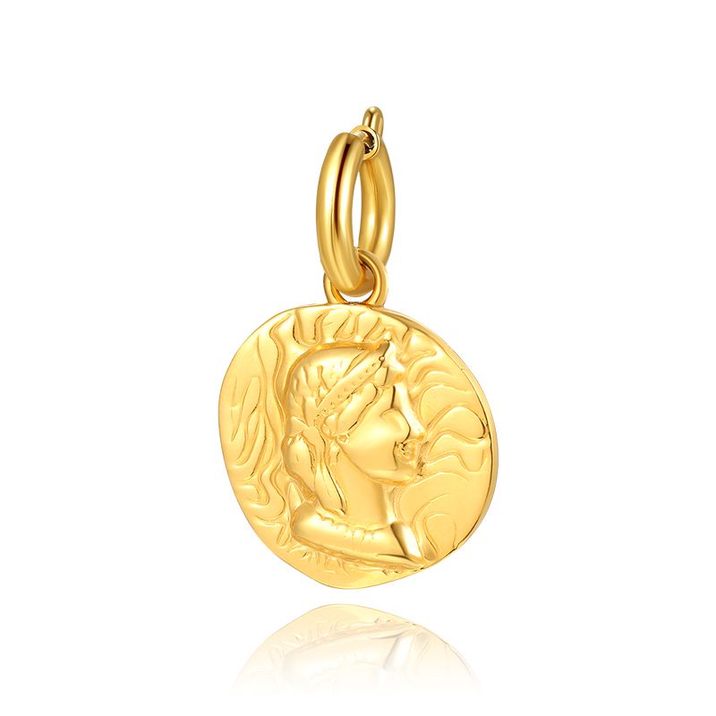 Diy Gold Coin Pendant Bracelet With Beads