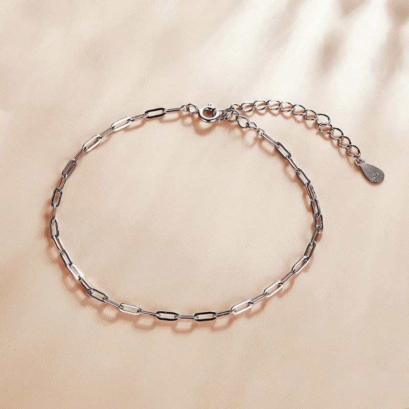 Basic Chain Bracelet Simple Cable Car Lock