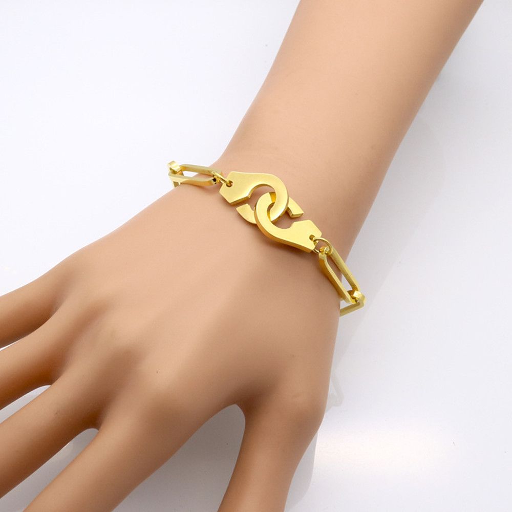 Chaopai Simple Personality Stainless Steel Couple Bracelet