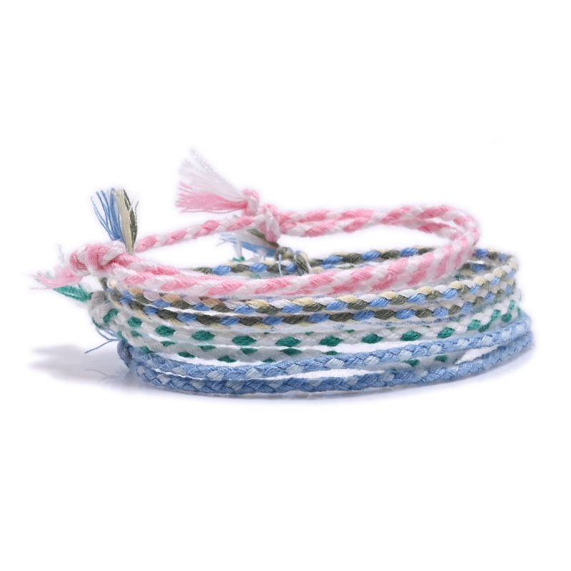 Color Woven Cotton Comfortable Hand Bracelet