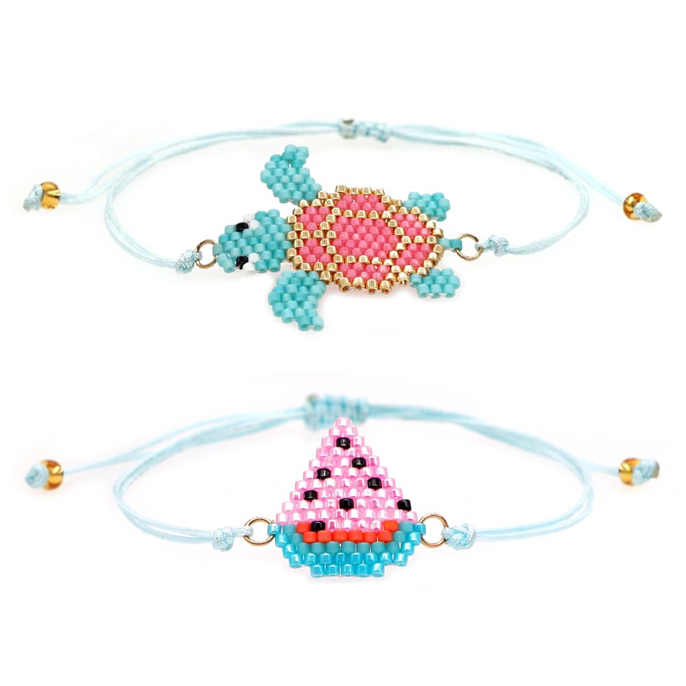 Turtle Hand Woven Animal Bracelet
