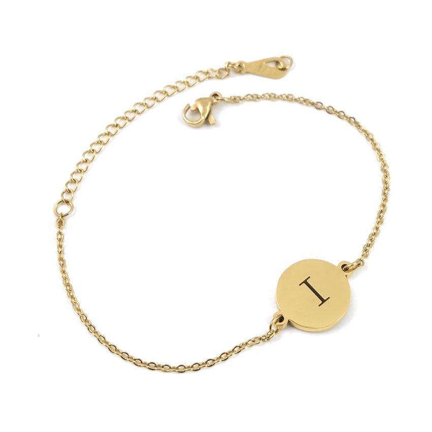 Fashion Round 26 English Letters Bracelet