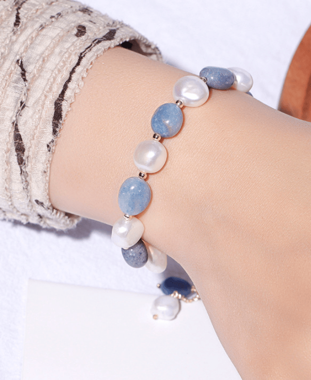 Badulan Dongling Crystal Bracelet Freshwater Pearl Crystal Bracelet Female Korean Version Simple Personality Jewelry Bracelet