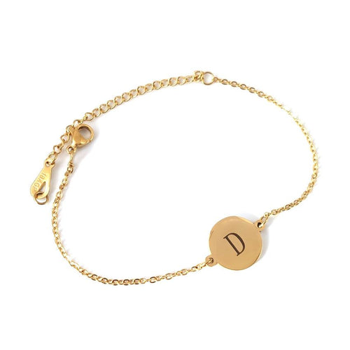 Fashion Round 26 English Letters Bracelet