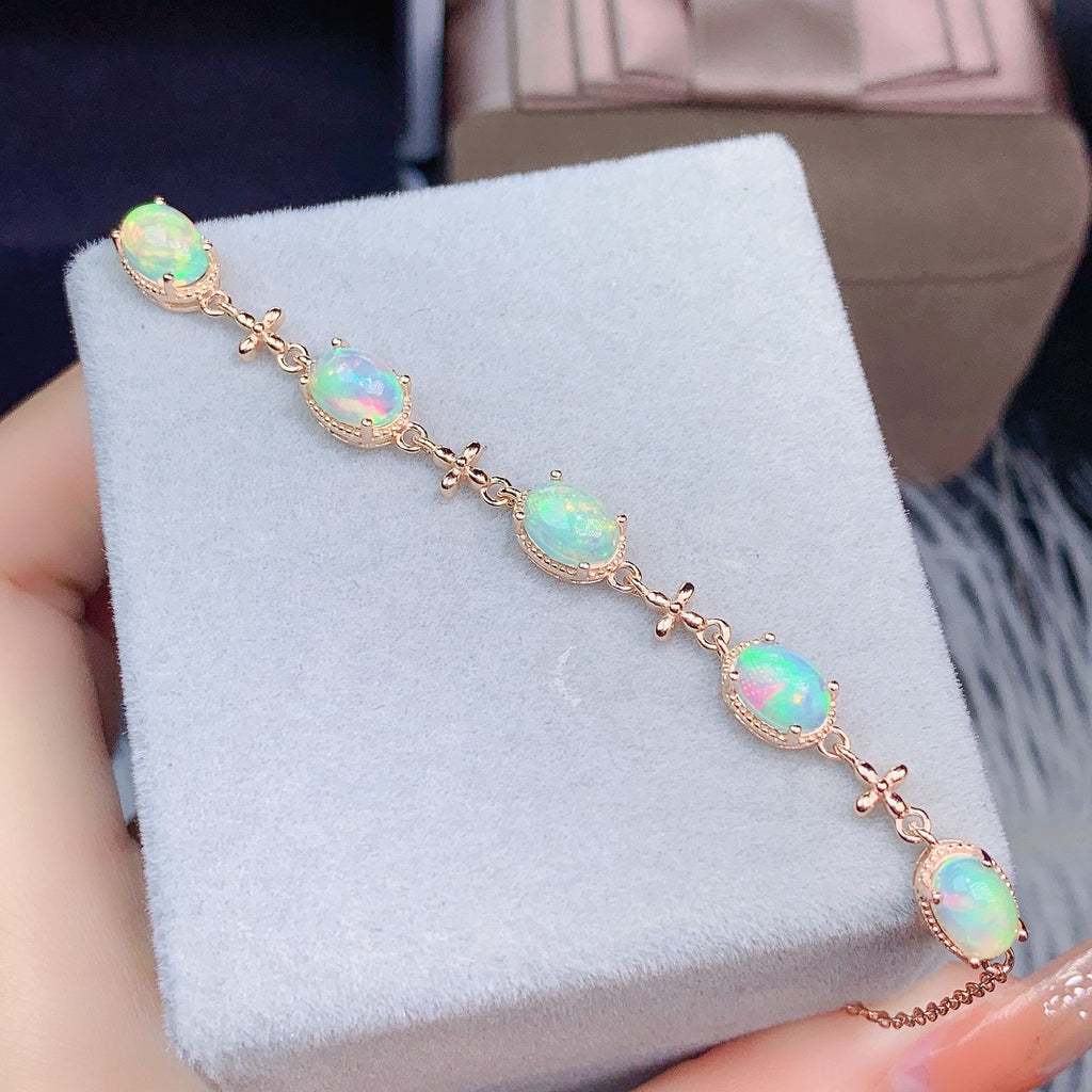 Women's Simple Personality Natural Opal Bracelet