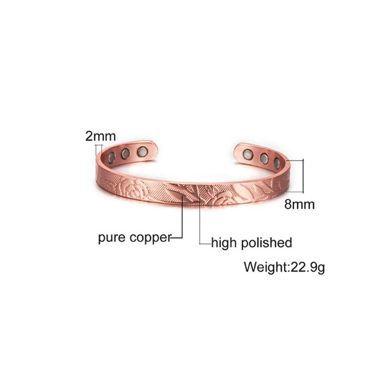 Fashion Vintage Pure Copper Magnetic Bracelet