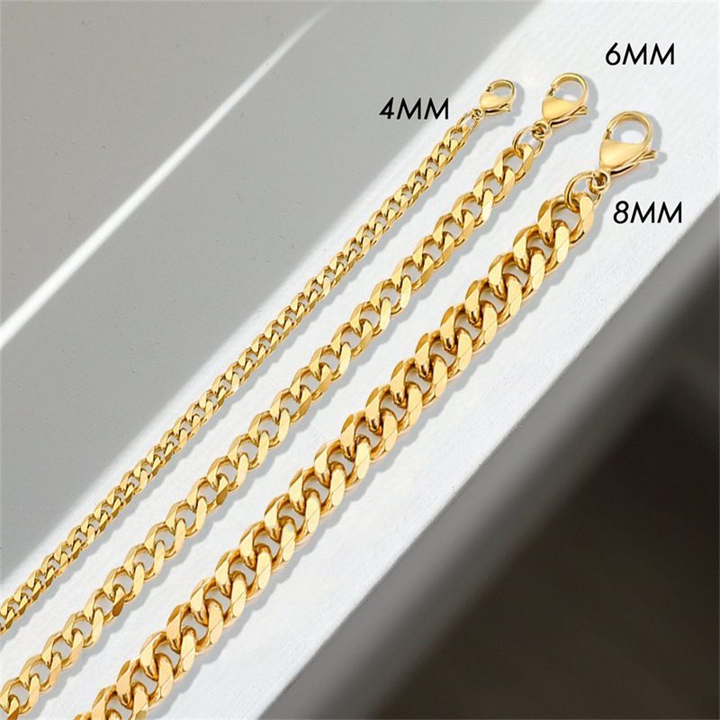 Men's And Women's Fashionable And Simple Stainless Steel Bracelet