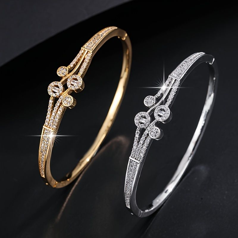 Explosive Zircon Bracelet Fashion Simple Retro Shiny Luxury Jewelry