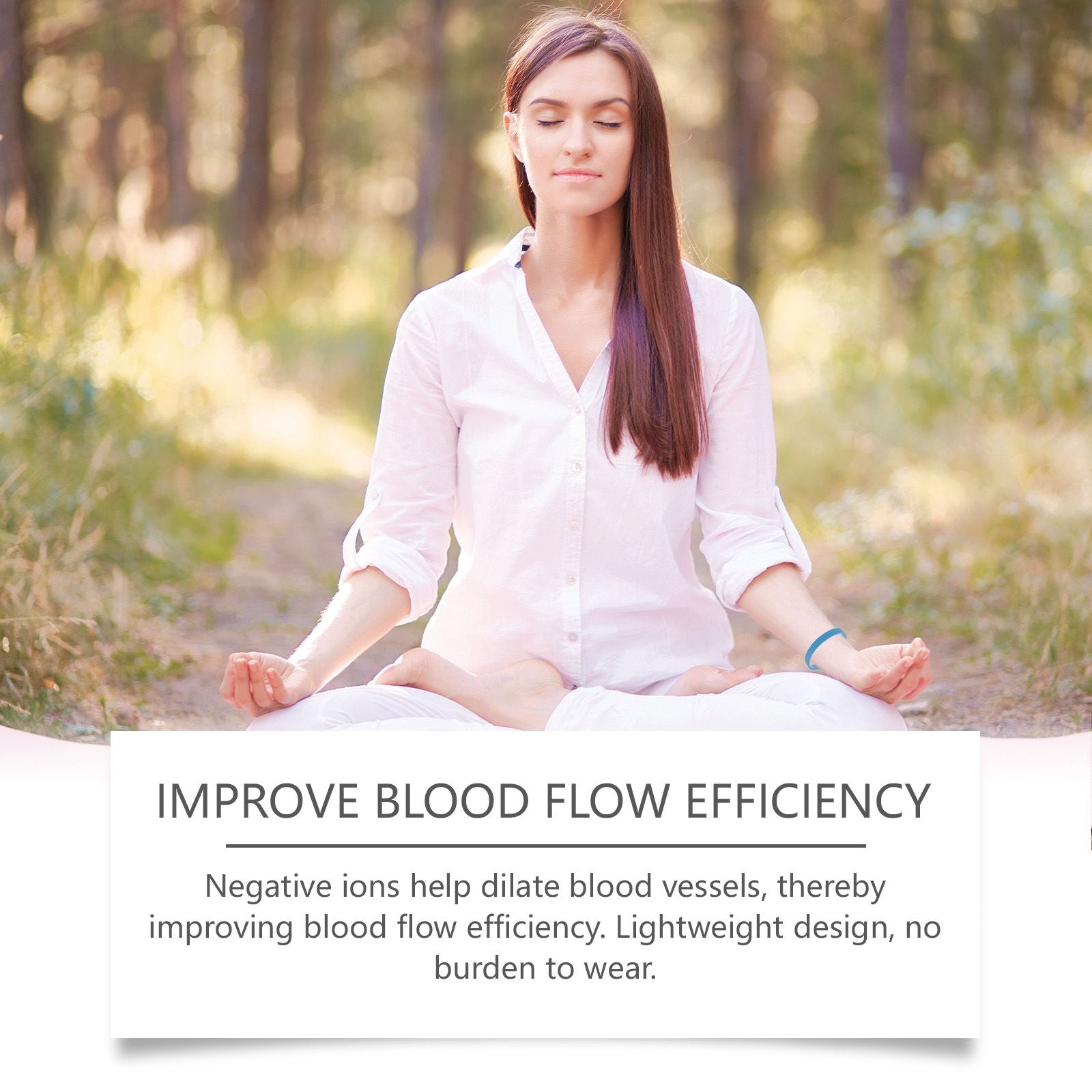 Hoexe Sugar Comfort Care Bracelet Daily Care Portable Negative Ion Soothing Skin Discomfort Body Care