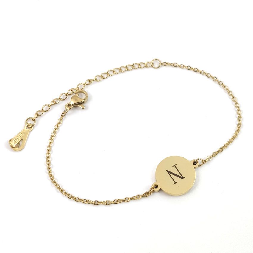 Fashion Round 26 English Letters Bracelet