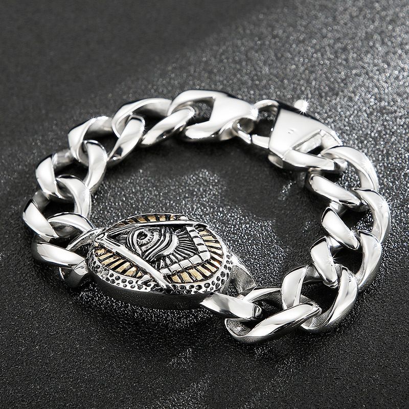 Jewelry Retro Old Creative Personality Stainless Steel Bracelet