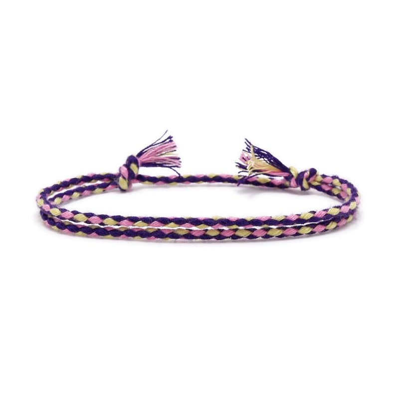 Color Woven Cotton Comfortable Hand Bracelet