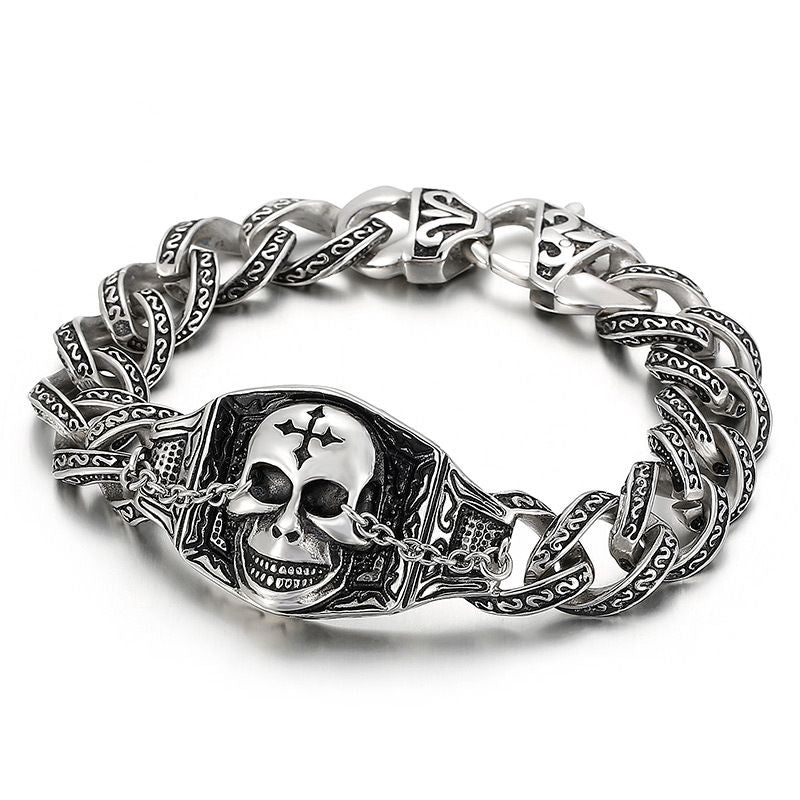 Jewelry Retro Old Creative Personality Stainless Steel Bracelet