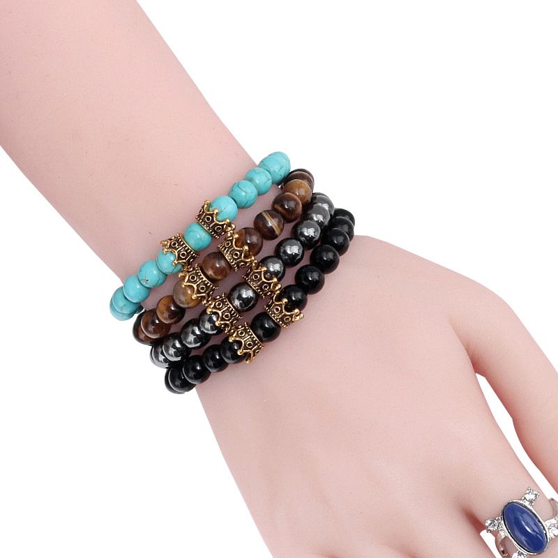 Fashion Obsidian Jewelry Loose Beads Bracelet