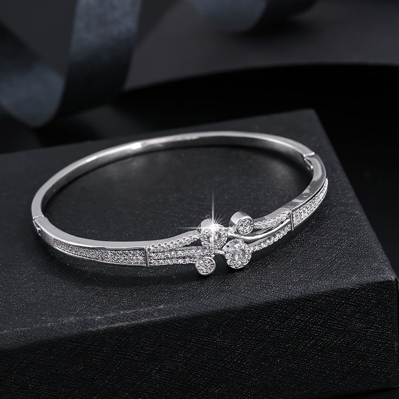 Explosive Zircon Bracelet Fashion Simple Retro Shiny Luxury Jewelry