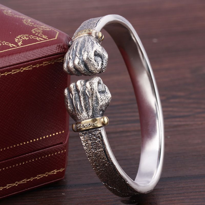 Men's Personality With Powerful Silver Bracelets