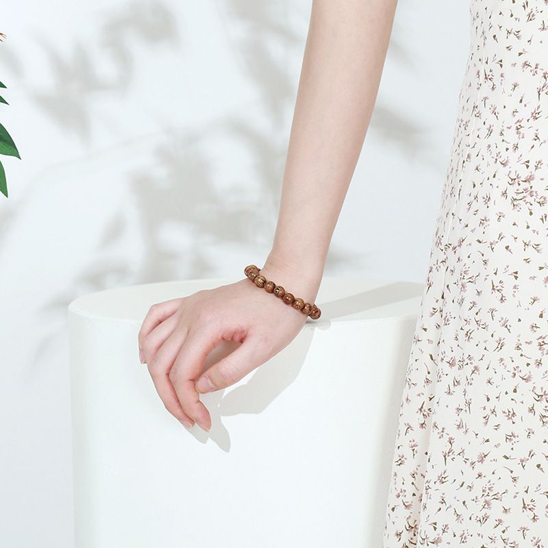 Door Frame Bracelet Men's And Women's Beads Wooden Jewelry