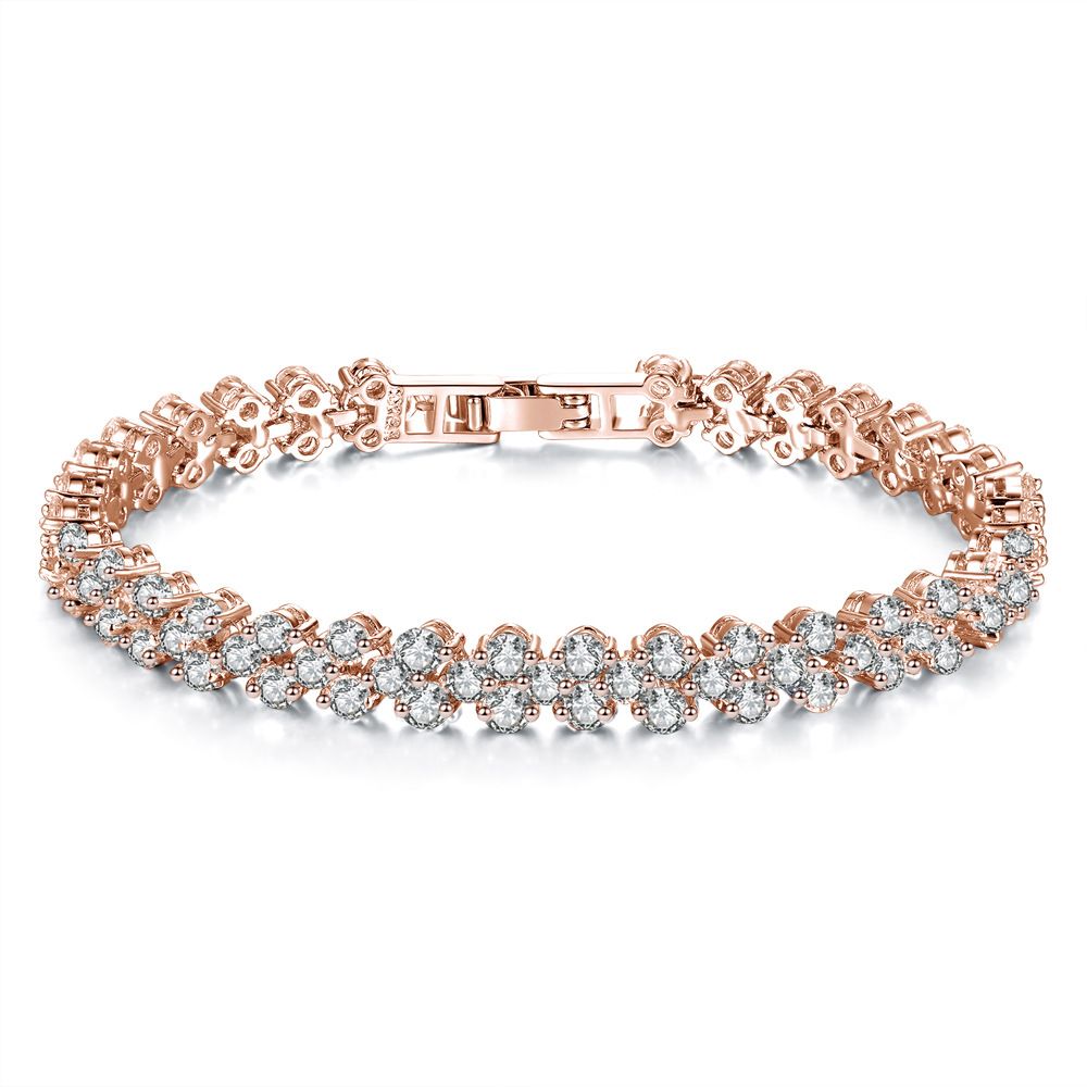 Korean-style Roman Austrian Crystal Bracelet