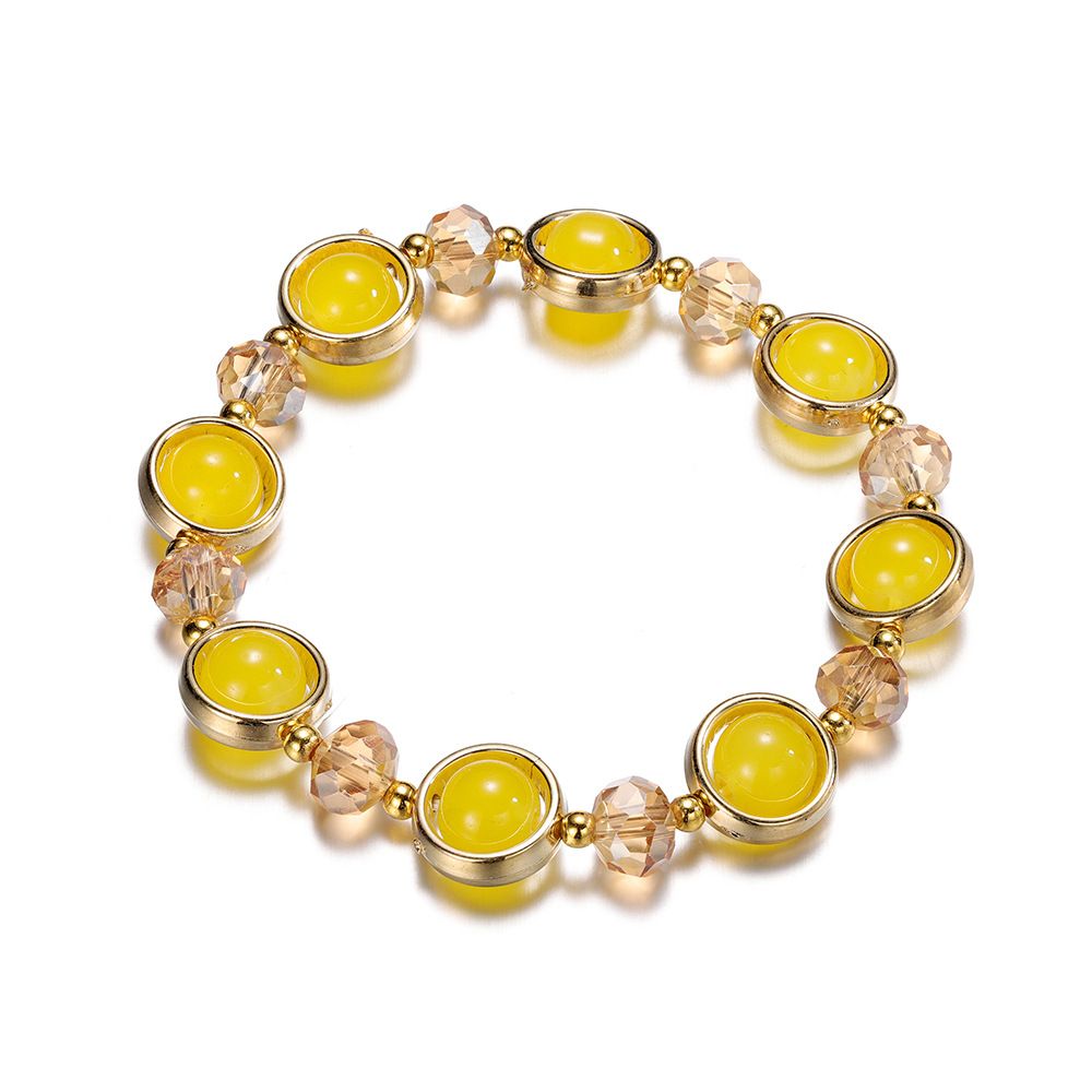 Gradient Crystal Glass Children's Bracelet