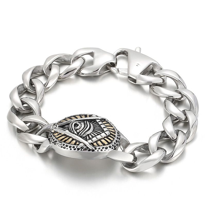 Jewelry Retro Old Creative Personality Stainless Steel Bracelet
