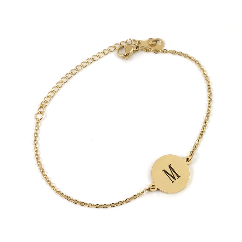 Fashion Round 26 English Letters Bracelet