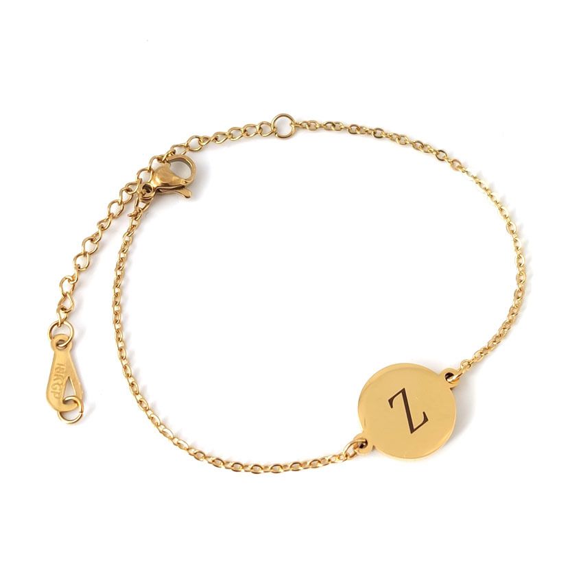 Fashion Round 26 English Letters Bracelet