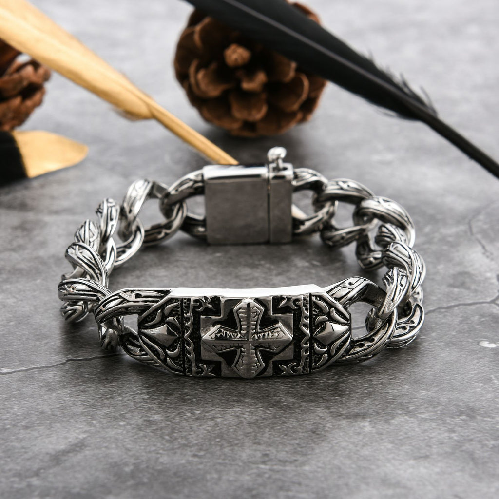 BraceletStainless Steel Bracelet Fashion Trend Cross