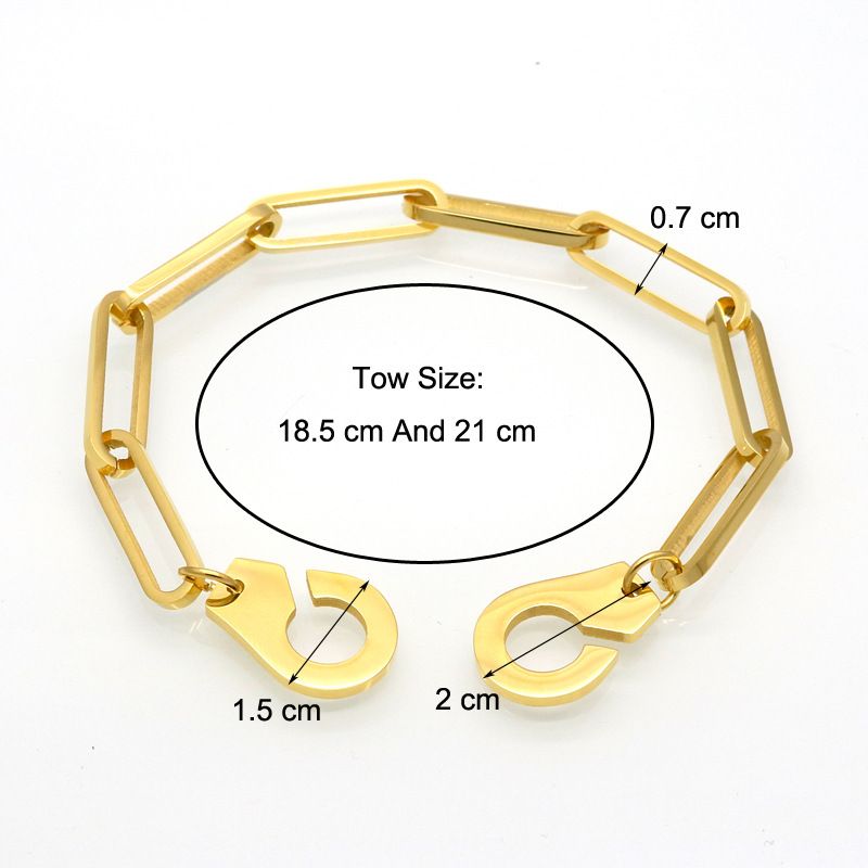 Chaopai Simple Personality Stainless Steel Couple Bracelet