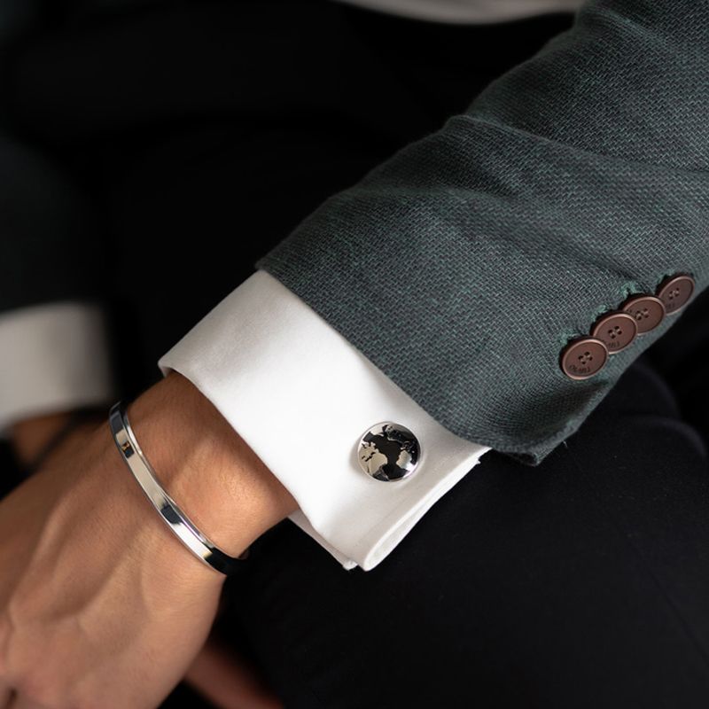 Boys And Girls Stainless Steel C Bracelet