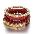 Simple Style Beads Multilayer Bracelets Boho Beaded Bracelets Jewelry Accessories Jewelry