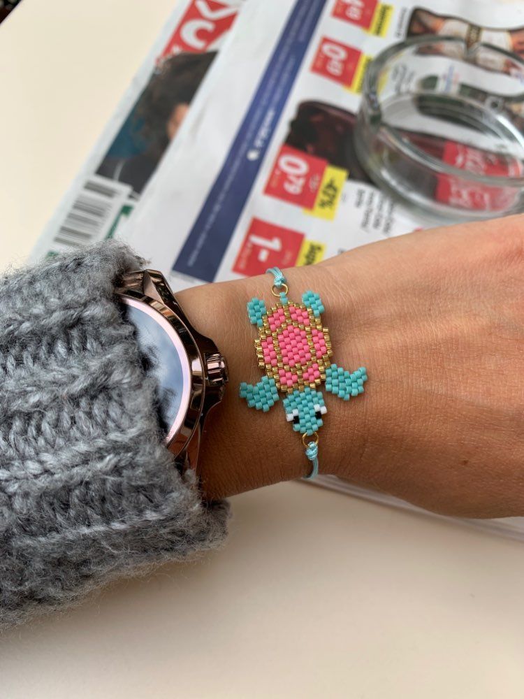 Turtle Hand Woven Animal Bracelet