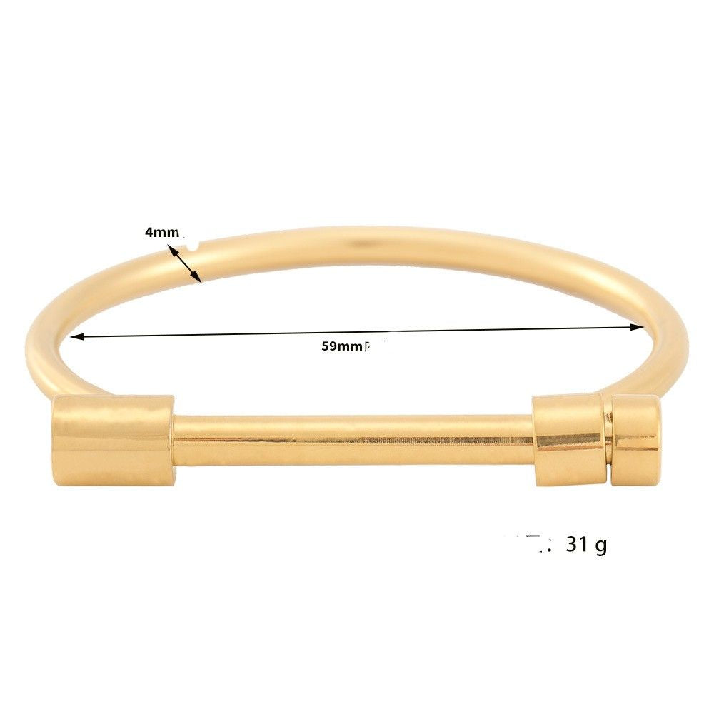 Women's Horseshoe Stainless Steel Bracelet Jewelry