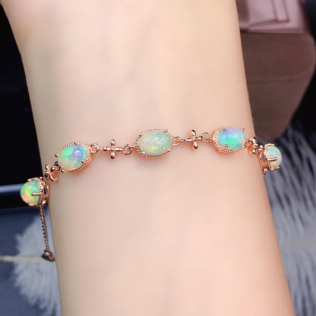 Women's Simple Personality Natural Opal Bracelet