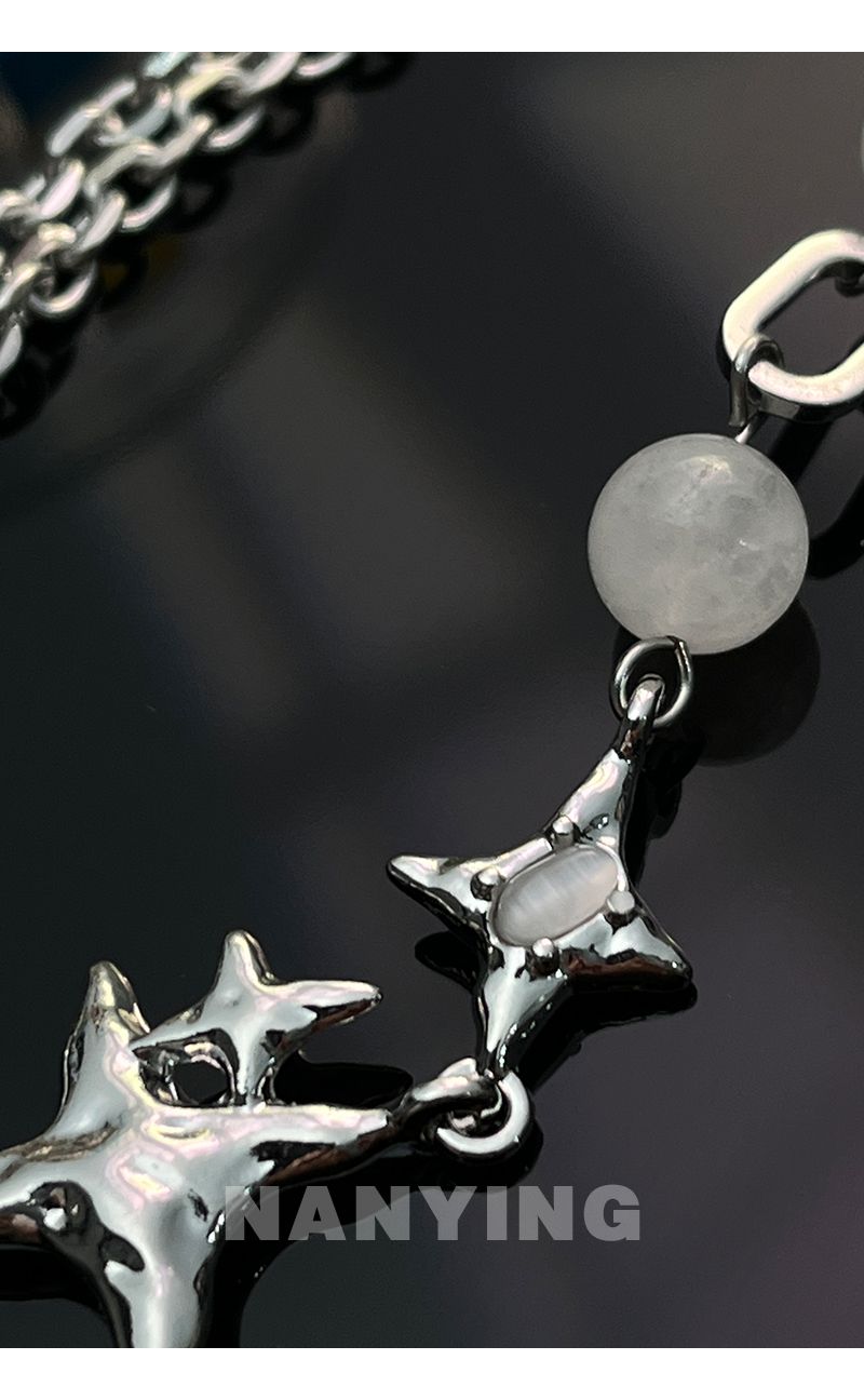Women's Niche Design Simple Star Cat Eye Bracelet